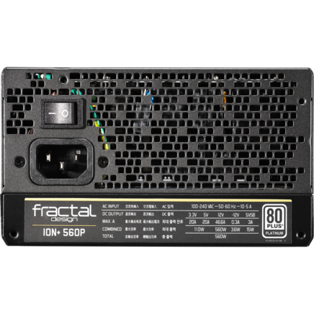 Блок питания 560W Fractal Design Ion+ Platinum FD-PSU-IONP-560P-BK-EU