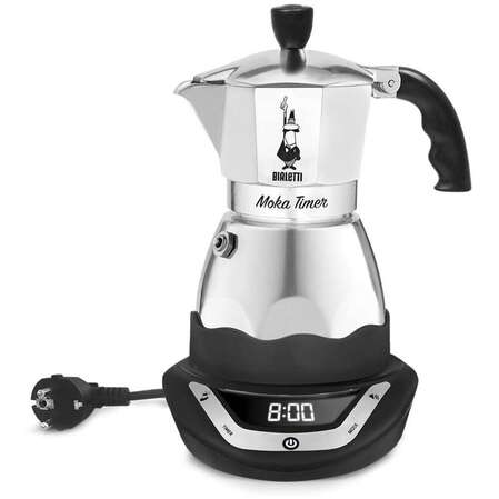 Гейзерная кофеварка Bialetti Moka timer 6 6093