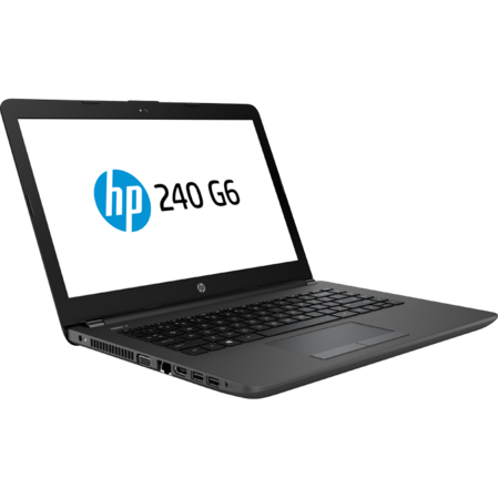 Ноутбук HP 240 G6 (4QX58EA) Celeron N4000/4Gb/128Gb SSD/14.0"/DVD/DOS Silver