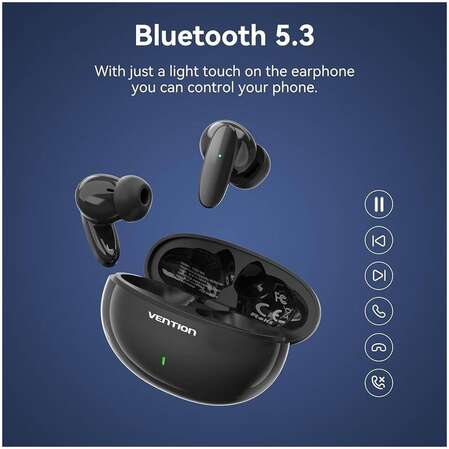 Bluetooth гарнитура Vention NBFB0 Черная