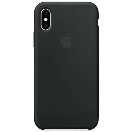 Чехол для Apple iPhone Xs Silicone Case Black