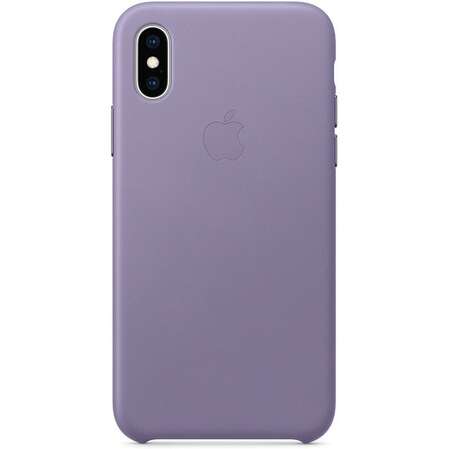 Чехол для Apple iPhone Xs Leather Case Lilac