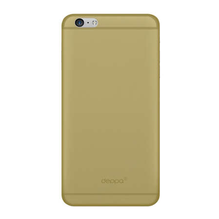 Чехол для iPhone 6 Plus/ iPhone 6s Plus Deppa Sky Case Gold 0.4 с пленкой
