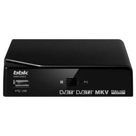 Ресивер BBK SMP015HDT2 темно-серый DVB-T2