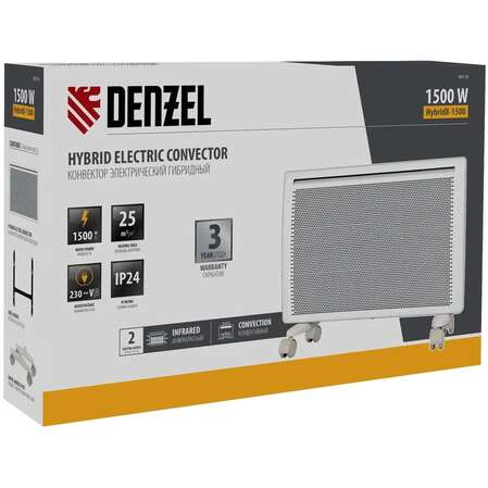 Конвектор Denzel HybridX-1500