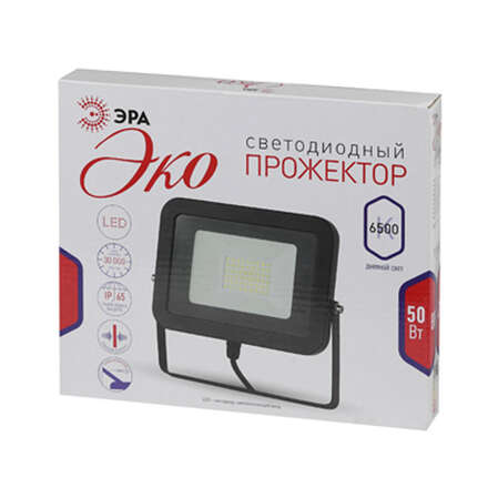 Светодиодный прожектор ЭРА Eco Slim LPR-50-6500К-М SMD Б0027795