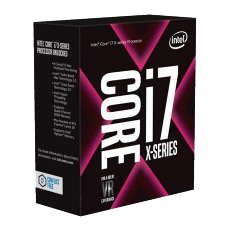 Процессор Intel Core i7-9800X, 3.8ГГц, (Turbo 4.4ГГц), 8-ядерный, L3 16МБ, LGA2066, BOX