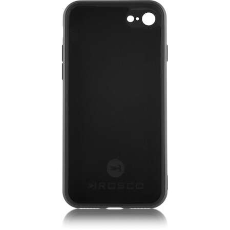 Чехол для Apple iPhone 7\8\SE (2020) Brosco Softrubber\Soft-touch черный