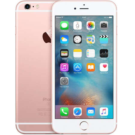 Смартфон Apple iPhone 6S Plus восстановленный 64GB Rose Gold (FKU92RU/A) 