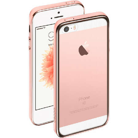 Чехол для iPhone 5 / iPhone 5S / iPhone SE Deppa Gel Plus Case, розовый 