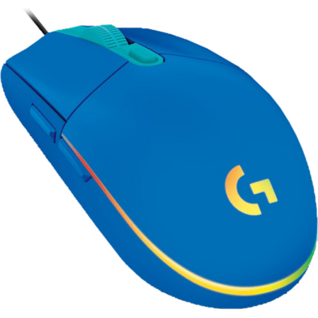 Мышь Logitech G102 LightSync Blue проводная