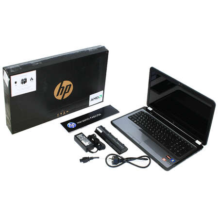 Ноутбук HP Pavilion g7-1303er A8L21EA A6-3420M/6Gb/750Gb/DVD-SMulti/17.3" HD+/ATI HD7450 1G/WiFi/BT/6c/cam/Win7 HB/Charcoal