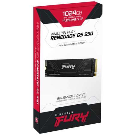 Внутренний SSD-накопитель 1024Gb Kingston Fury Renegade G5 SFYR2S/1T0 M.2 2280 PCIe NVMe 5.0 x4