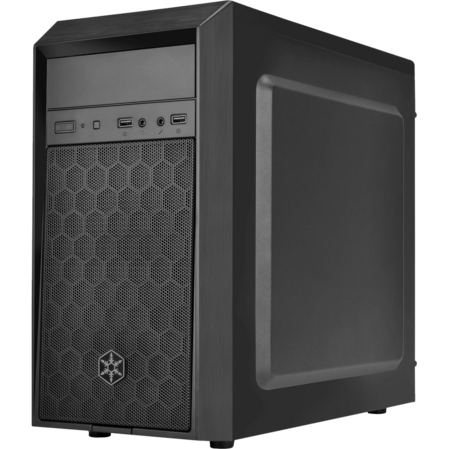 Корпус MicroATX Minitower Silverstone SST-PS16B Black