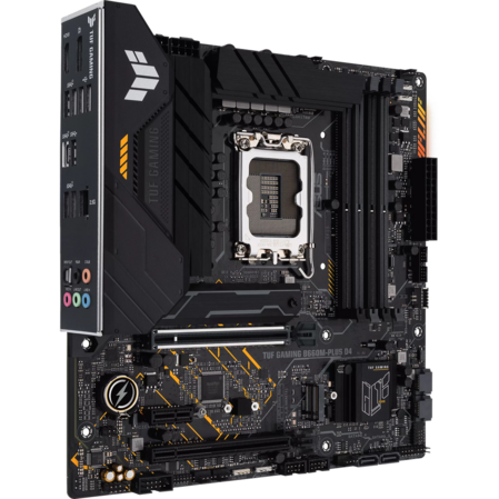 Материнская плата ASUS TUF Gaming B660M-Plus D4 B660 Socket-1700 4xDDR4, 4xSATA3, RAID, 2xM.2, 2xPCI-E16x, 5xUSB3.2, 1xUSB3.2 Type C, DP, HDMI, 2.5Glan, mATX