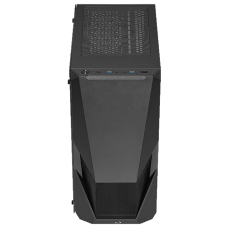 Корпус ATX Miditower AeroCool Zauron Saturn FRGB-G-BK-v1 Black