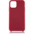 Чехол для Apple iPhone 11 Brosco Softrubber темно-красный