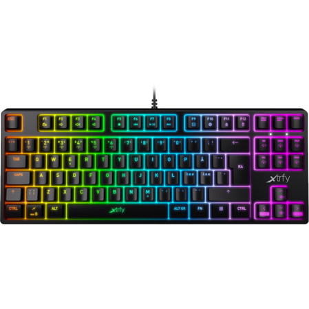 Клавиатура Xtrfy K4 RGB Tenkeyless Black