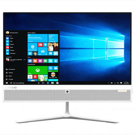 Моноблок Lenovo IdeaCentre 510-23ISH 23" FullHD Core i3 7100T/4Gb/1Tb/NV GT940M 2Gb/DVD/Kb+m/Win10 White