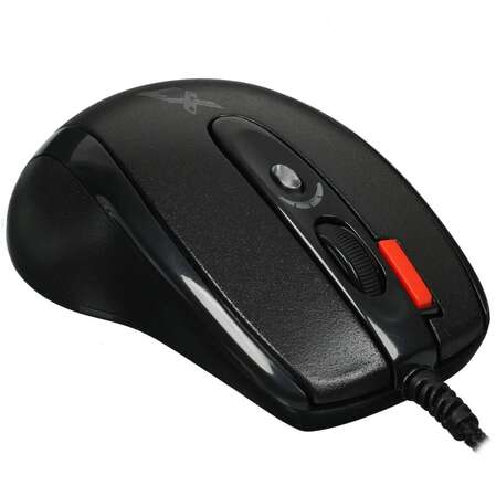 Мышь A4Tech XL-750BK Black проводная