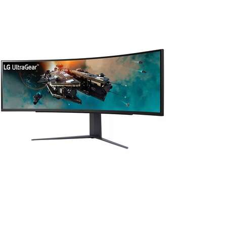 Монитор 49" LG UltraGear 49GR85DC-B VA 5120х1440 1 ms HDMI, DisplayPort