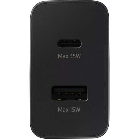 Сетевое зарядное устройство Samsung EP-TA220 35W USB+Type C, черное