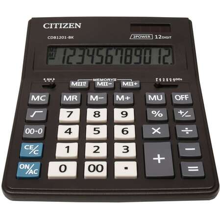 Калькулятор Citizen CDB1201BK черный 12-разр.