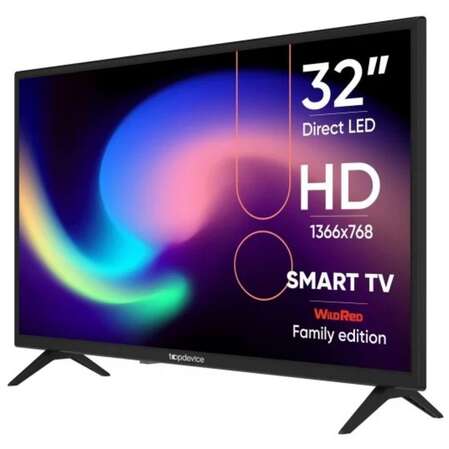 Телевизор 32" Topdevice TDTV32BS01H_BK (HD 1366x768, Smart TV) черный