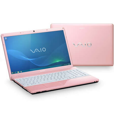 Ноутбук Sony VPC-EB2M1R/PI i3-350M/4G/320/HD5470/bt/DVD/15.5"/Win7 HP/Pink
