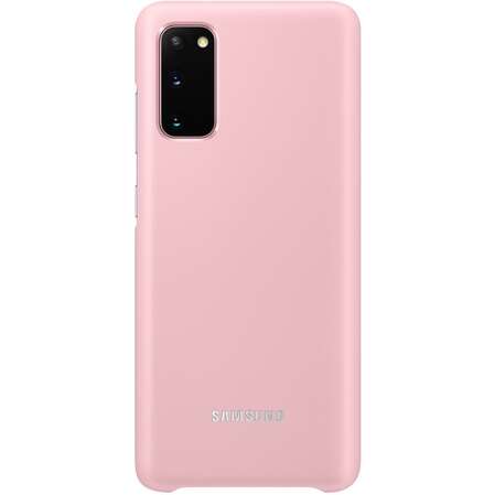 Чехол для Samsung Galaxy S20 SM-G980 Smart LED Cover розовый