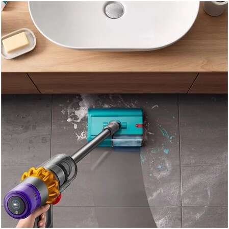 Пылесос Dyson V15S (SV47) DT Submarine желтый/никель (448798-01)