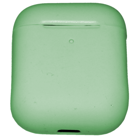 Чехол силиконовый Brosco для Apple AirPods 2 мятный