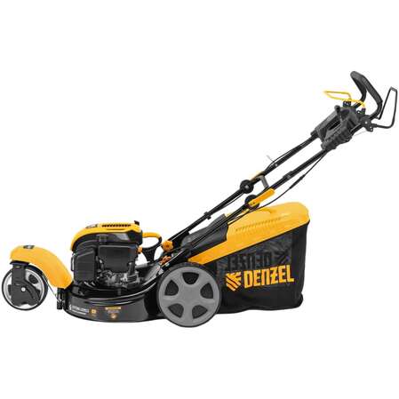 Бензиновая газонокосилка Denzel GLT-460SP-T, Trike 149 см3, 46 см, привод, панель, 60л 58810