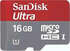 Micro SecureDigital 16Gb Sandisk SDHC Ultra Class 10 + SD Adapter (SDSDQUA-016G-U46A) Android