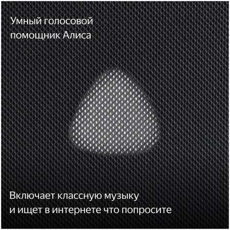 Умная колонка Яндекс Станция Макс Zigbee, 65Вт с голосовым помощником Алиса Black
