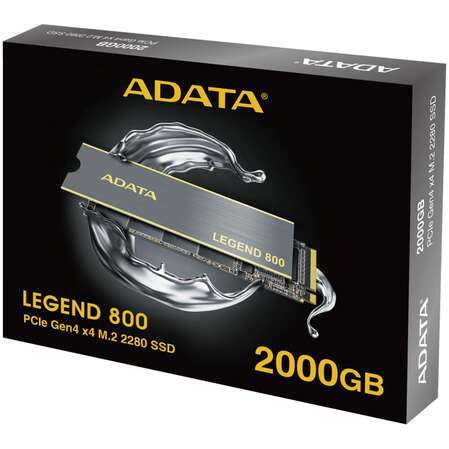 Внутренний SSD-накопитель 2000Gb A-Data Legend 800 ALEG-800-2000GCS M.2 2280 PCIe NVMe 4.0 x4
