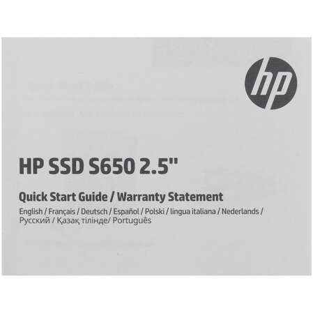 Внутренний SSD-накопитель 240Gb HP S650 345M8AA#ABB SATA3 2.5"