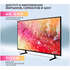 Телевизор 43" Samsung UE43DU7100UXRU 2024 (4K UHD 3840x2160, Smart TV) черный (EAC)