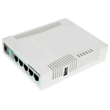 Беспроводной маршрутизатор MikroTik RB951G-2HnD 802.11n 300Мбит/с 2.4ГГц 5xLAN USB