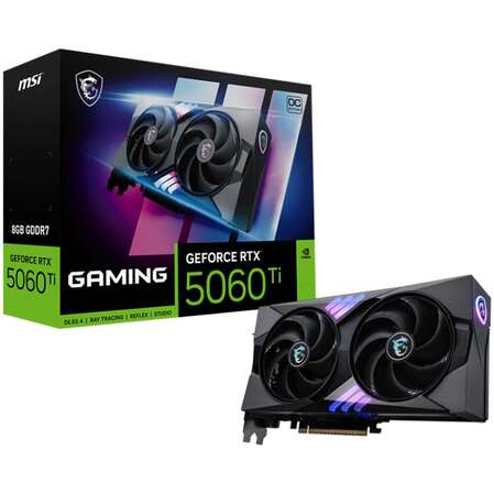 Видеокарта MSI GeForce RTX 5060 Ti 8192Mb, Gaming OC 8 Gb (RTX 5060 Ti 8G Gaming OC) 1xHDMI, 3xDP, Ret
