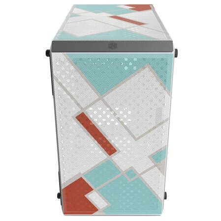 Корпус MicroATX Minitower Cooler Master MasterBox Q300L Retro MCB-Q300L-WANN-SRE White/Red/Blue