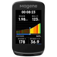 Magene Велокомпьютер GPS C606 V2 тип BI, черный