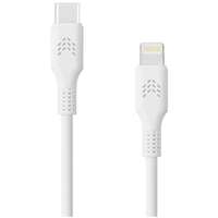 Кабель Type C - Lightning 1m Rocket Flex белый