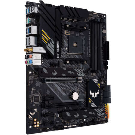 Материнская плата ASUS TUF Gaming B550-Plus Wifi II B550 Socket AM4 4xDDR4, 6xSATA3, RAID, 2xM.2, 2xPCI-E16x, 5xUSB3.2, 1xUSB3.2 Type C, DP, HDMI, Wi-Fi, 2.5Glan, ATX