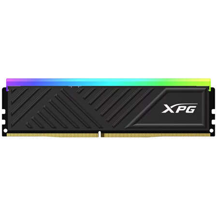 Модуль памяти DIMM 8Gb DDR4 PC28800 3600MHz ADATA XPG Spectrix D35G RGB Black (AX4U36008G18I-SBKD35G)