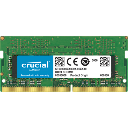 Модуль памяти SO-DIMM DDR4 4Gb PC19200 2400Mhz Crucial (CT4G4SFS624A)