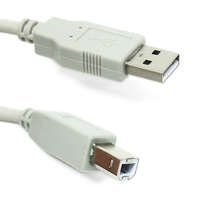 Кабель USB2.0 тип А(m)-В(m) 1,8м. белый