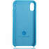 Чехол для Apple iPhone Xr Brosco Softrubber, накладка, голубой