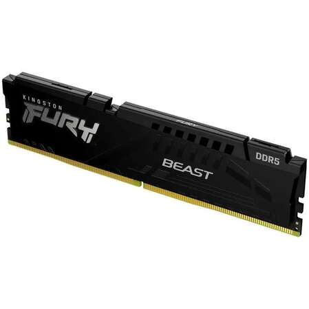 Модуль памяти DIMM 32Gb DDR5 PC48000 6000MHz Kingston Fury Beast Black EXPO (KF560C30BBE-32)