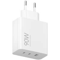 Сетевое зарядное устройство Xiaomi 90W HyperCharge Power Adapter USB + 2xType-C белое